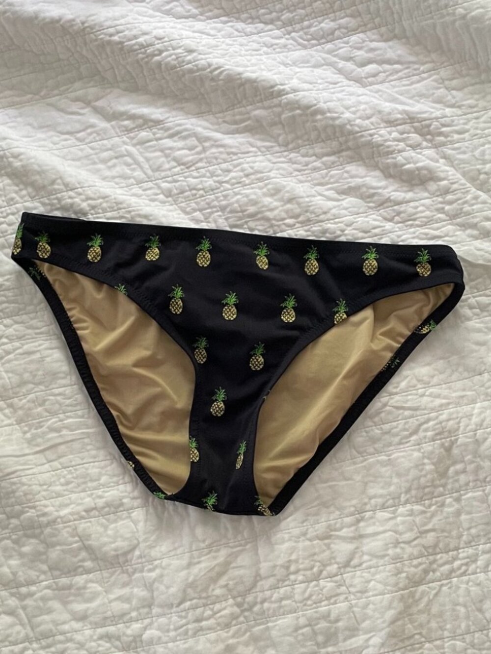 J.Crew Pineapple bikini bottom